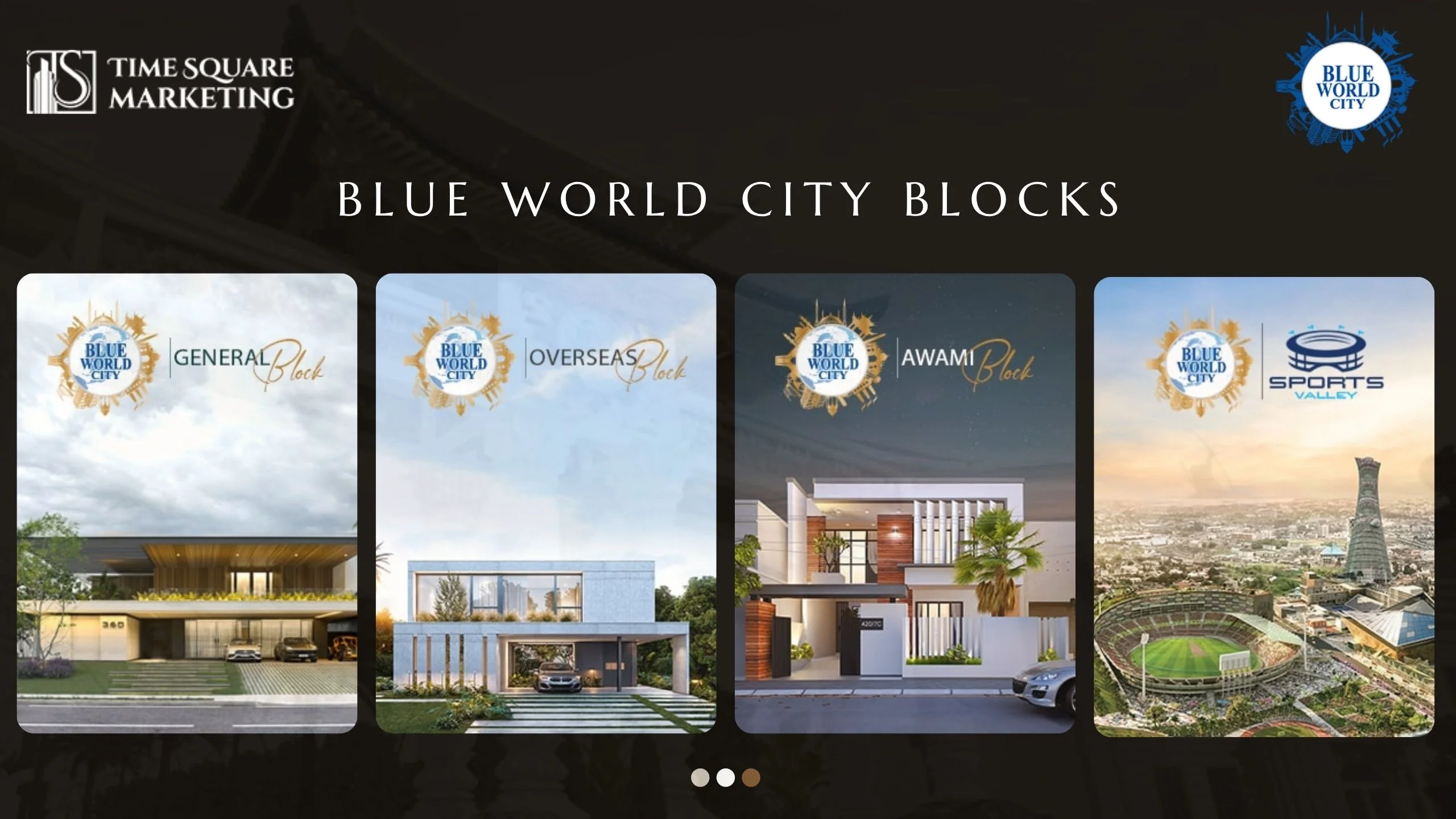 Blue World City Blocks